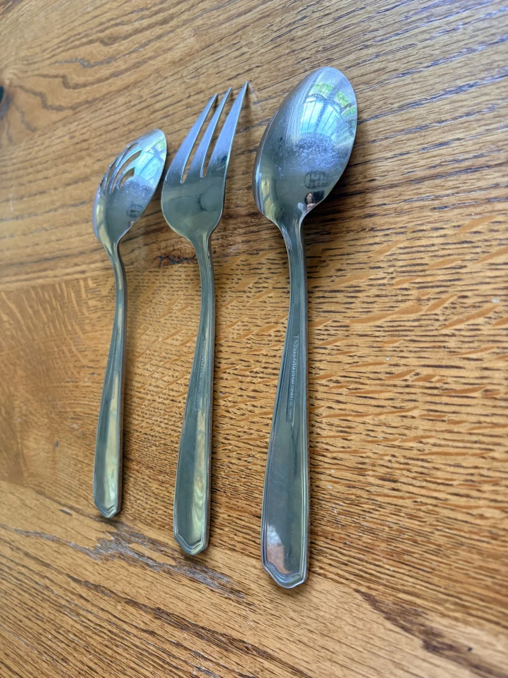 Reed & Barton Tarbor 3 piece Serving set- Stainless Steel- pre-loved